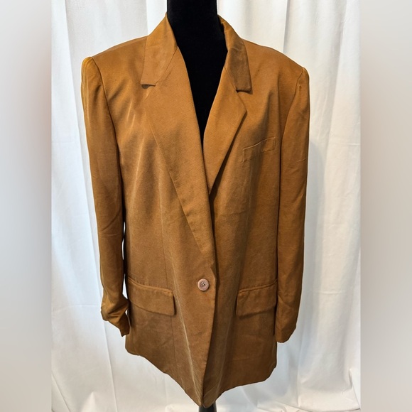 Vintage Anne Klein II Silk Blazer - Picture 1 of 13